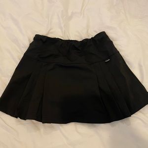 Black tennis skirt